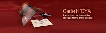 Carte H’DYA Carte H’DYA