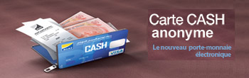 Carte CASH Anonyme Carte CASH Anonyme